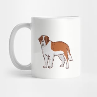 “Just a person who loves ST.BERNARD” Mug